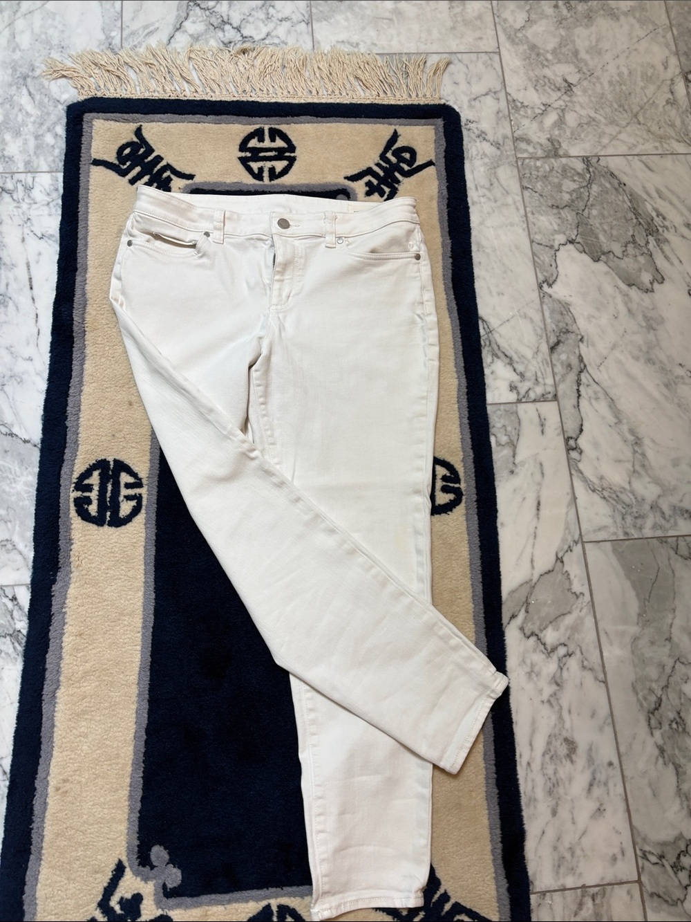 Vince Camuto White Skinny Jeans
